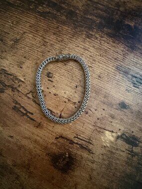 John Hardy Men’s Sterling Silver Braided Bracelet